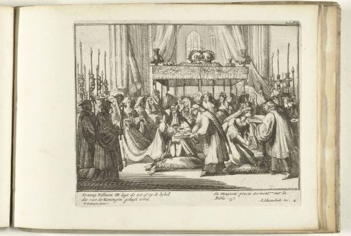 William III Takes the Oath During the Coronation, 1689