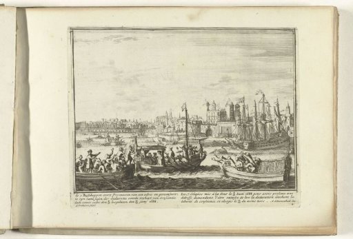 The Seven Captured Bishops are taken to the Tower, 1688