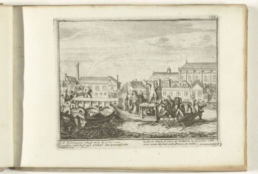 Flight of Queen Mary of Modena from Whitehall, 1688
