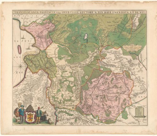Map of Overijssel