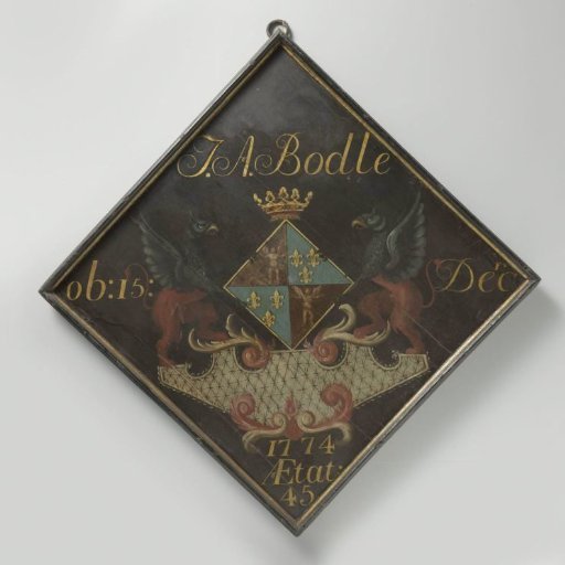 Grave slab of Theodora Antoinette Bodle (1729-74)