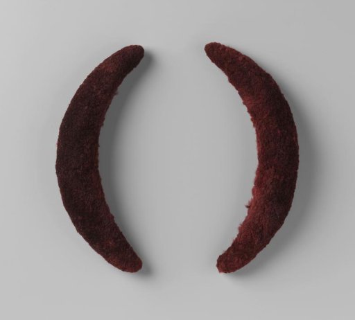 Wings, half-round of red wool, presumably of the civic guard