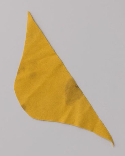Linen, yellow, sample cloth