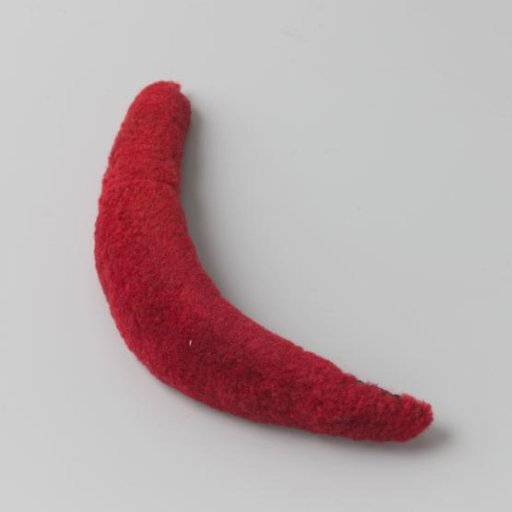 Wings for a militiaman, of red wool with dark blue cloth lining, model, ca. 1840