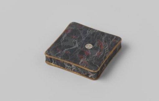 Case belonging to a bronze historical medal
