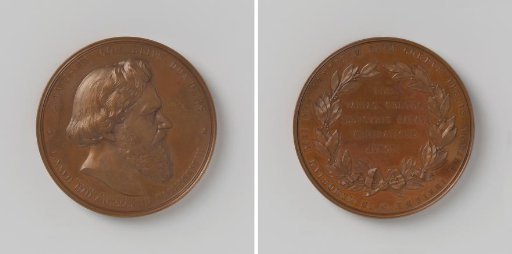 Franciscus Cornelis Donders, medal struck in honor of his seventieth birthday