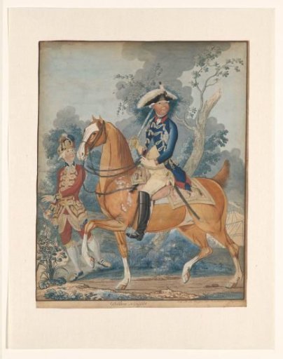 William V on horseback