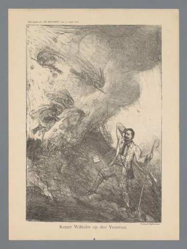 Emperor Wilhelm on the Vesuvius