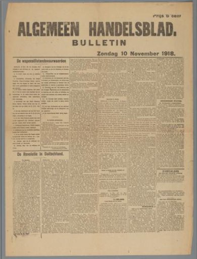 Algemene Handelsblad bulletin