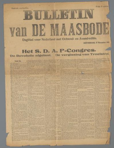 Bulletin of the Maasbode