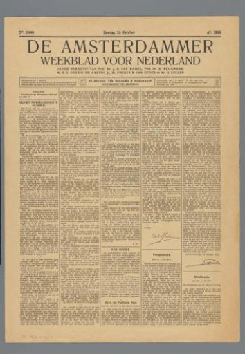 De Amsterdammer weekly for the Netherlands, No. 2000, 24 October 1915