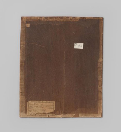 Back of the painting with the portrait of Rutger Jan Schimmelpenninck (1761-1825)