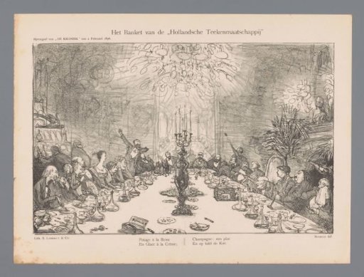 The Banquet of the "Hollandsche Tekenmaatschappij"