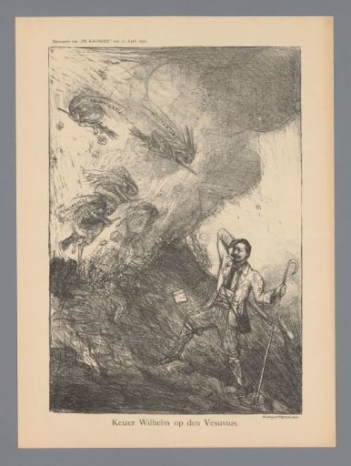 Emperor Wilhelm on Vesuvius