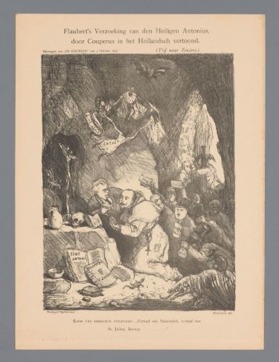 Flaubert's Temptation of Saint Anthony, presented in Dutch by Couperus