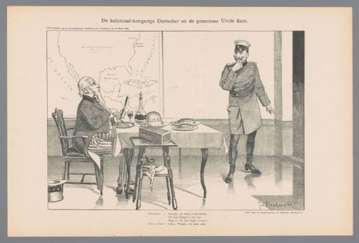 The Colonially Hungry German and the Generous Uncle Sam