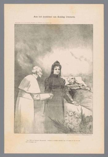 At the Deathbed of King Umberto