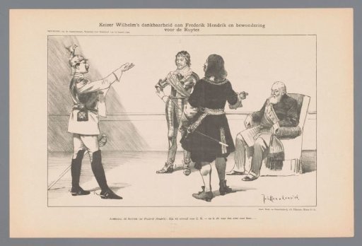 Emperor Wilhelm's Gratitude to Frederick Henry and Admiration for De Ruyter