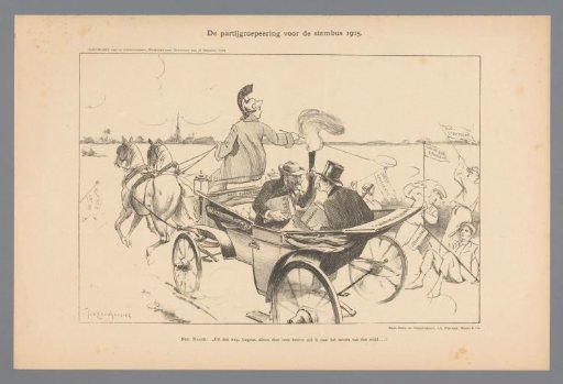 The Political Grouping for the Polling Booth 1905