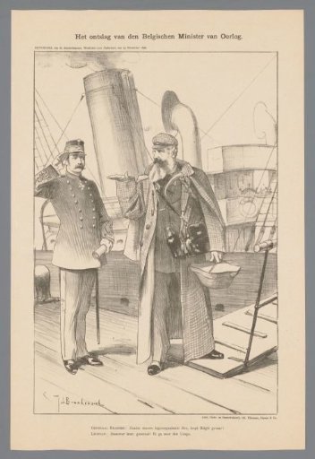 The dismissal of the Belgian Minister of War