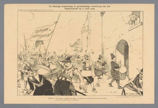 The bloody storming and violent capture of the Government Palace on 11 June 1909