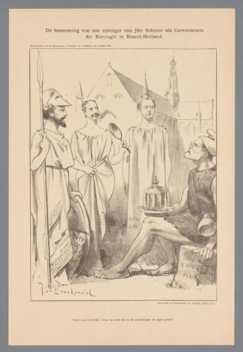 The appointment of a successor to Jhr. Schorer as Commissioner of the Queen in North Holland
