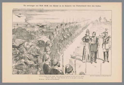The Reception of Their Imperial and Royal Majesties the Emperor and Empress of Germany by the Sultan