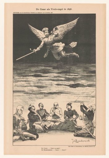 The Tsar as an Angel of Peace in 1898