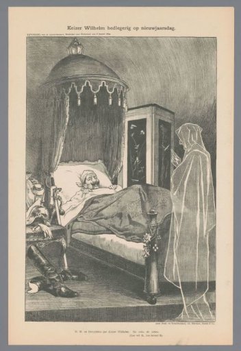 Emperor Wilhelm Bedridden on New Year's Day