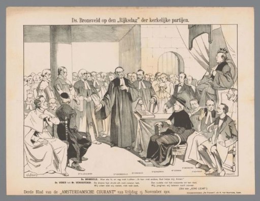 Rev. Bronsveld at the "Reichstag" of the Church Parties