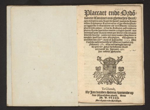 Proclamation and Ordinance of Our Most Gracious Lord the King