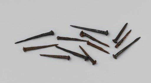 Nails from the wreck of the East Indiaman Hollandia