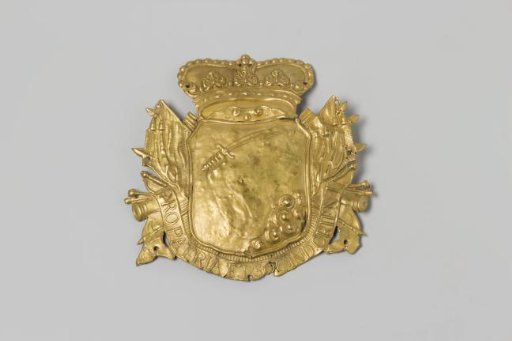 Military insignia of a musketeer or grenadier from the wreck of the Dutch East Indiaman Hollandia