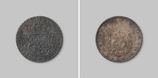 Eight reals from the wreck of the East Indiaman Hollandia