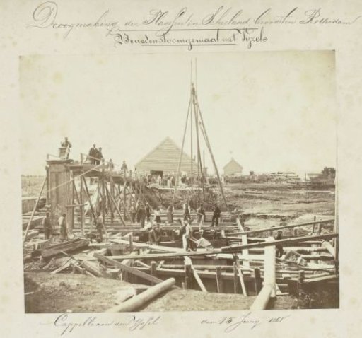 Reclamation of the Plassen in Schieland, east of Rotterdam