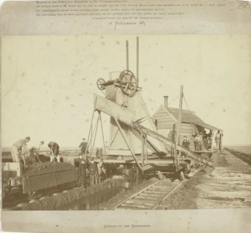 View of the excavator