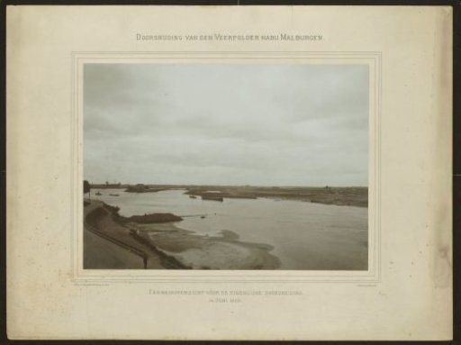 Cutting through the Veerpolder near Malburgen