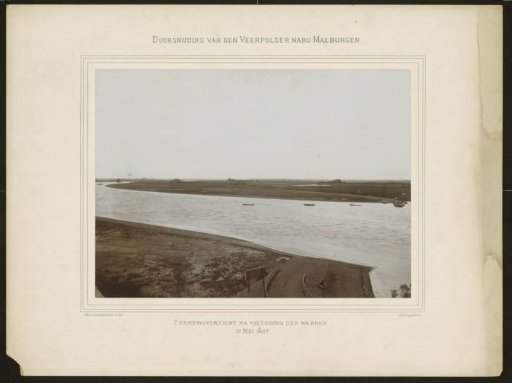 Cutting through the Veerpolder near Malburgen