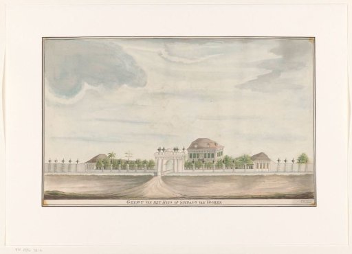View of the House at Simpang van Vooren