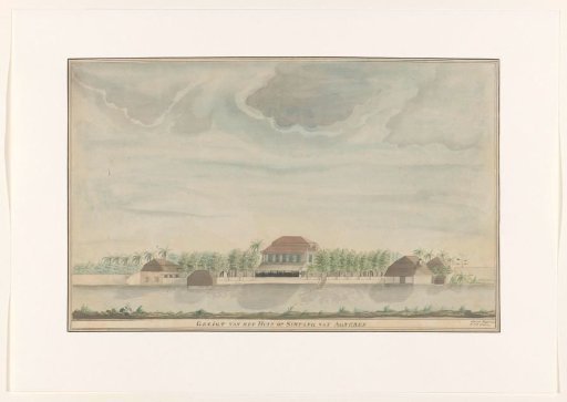 The Resident's House in the Simpang district of Surabaya, 1809
