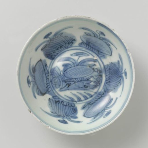 Dish from the VOC ship the 'Witte Leeuw'