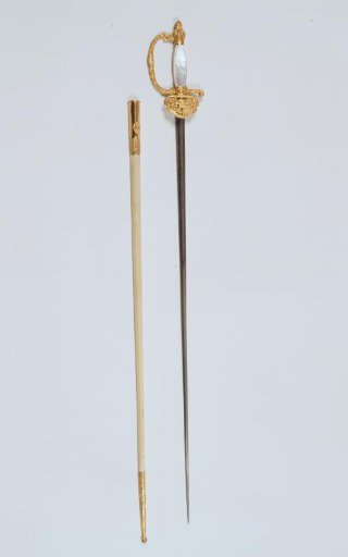 Sword in scabbard of Minister Jan van den Tempel