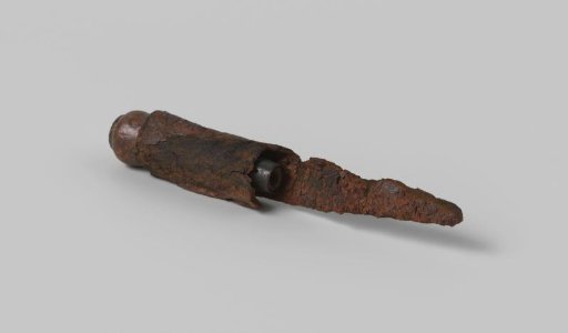 Knife sheath and knife handle from the wreck of the East Indiaman Hollandia