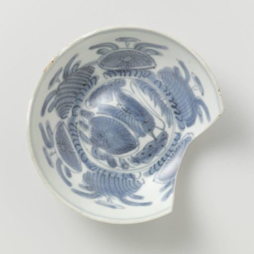 Plate from the VOC ship 'Witte Leeuw'