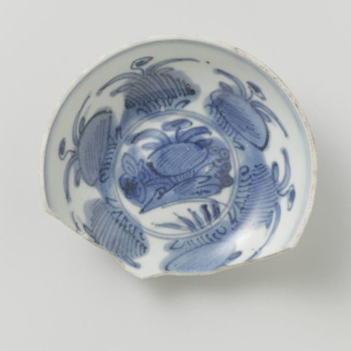 Plate from the V.O.C. ship the 'Witte Leeuw'