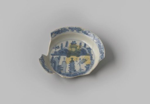 Plate from the VOC ship 'Witte Leeuw'