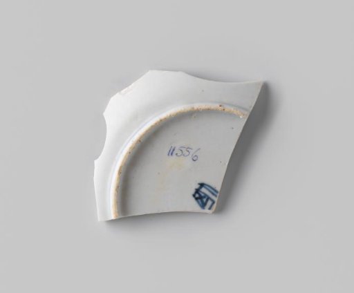 Fragment of a Plate from the VOC Ship 'Witte Leeuw'