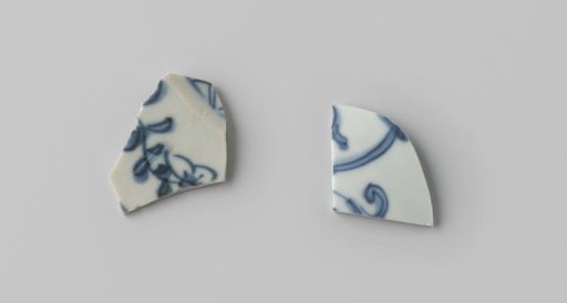 Fragments of Bowls from the VOC Ship 'Witte Leeuw'