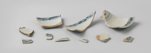 Shards of a Plate from the VOC Ship 'Witte Leeuw'