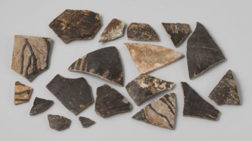 Fragments of Martaban jars from VOC ship the 'White Lion'